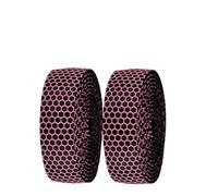 NJIEzhao Guidon antidérapant en gel de silice EVA for vélo route, amortisseur chocs, embout guidon, accessoires Ruban à guidon(Pink)