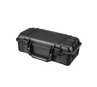 NJIEzhao Mallette de Transport en polypropylène Rigide Noire 6 Tailles, étui Portable, étanche, résistant aux Chocs, Porte-Outils, boîte à éponge Coffre de Transport(C 305x165x105mm)
