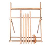 NJIEzhao metier a Tisser Kit de métier à Tisser avec Support for Tapisserie, Grand for Art Mural tissé, Cadre Tissage, Outils 23 pouces/60 cm