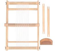 NJIEzhao metier a Tisser Métier à Tisser Multi-métiers en Bois 19,6" L x 15,3" l Cadre de chaîne Barre Lisse for Planche Tapisserie Weaver(Loom-M)