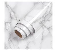 NJIEzhao Papier peint cuisine hydrofuge Autocollant imperméable et résistant à l'huile for cuisine en marbre, papier peint auto-adhésif for rénovation d'armoire, dessus de cuisinière(Marble6,40cmx2m)