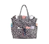 NJIEzhao Sac de plage rayé Sacs de plage for femmes, grand fourre-tout étanche et résistant au sable, sac piscine avec fermeture éclair(Clear)