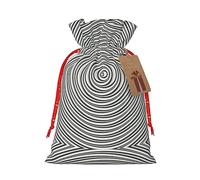 njkhbolk Sac cadeau avec impression d'illusion d'optique - Peut également être utilisé pour offrir des cadeaux