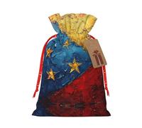 njkhbolk Sac cadeau imprimé drapeau du Venezuela, fournitures de fête, il peut également être utilisé pour offrir des cadeaux