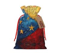 njkhbolk Sac cadeau imprimé drapeau du Venezuela, fournitures de fête, il peut également être utilisé pour offrir des cadeaux