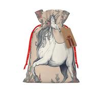 njkhbolk Sac cadeau imprimé licorne conte de fées 02, fournitures de fête, il peut également être utilisé pour offrir des cadeaux