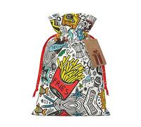 njkhbolk Sac de cadeaux avec impression d'art comique, fournitures de fête, il peut également être utilisé pour offrir des cadeaux