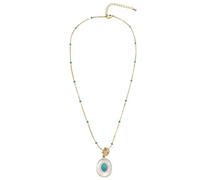NJNRCOHXV Perles Turquoises, ChaîNes De Clavicule Pour Femmes, Pendentifs De Niche De Luxe LéGers Haut De Gamme D'éTé, Bijoux, Cadeaux D'Anniversaire Pour