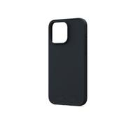 Njorð byELEMENTS - Coque de protection pour téléphone portable - compatibilité avec MagSafe - plastique 100 % recyclable, cuir de saumon - noir -