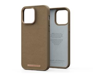 Njord byELEMENTS Suede Comfort+ Case - iPhone 14 Pro Max - Camel Apple (brand) iPhone 14 Pro Max