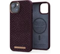 NJORD Coque MagSafe pour iPhone 14 Plus Cuir de saumon Violet