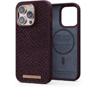 NJORD Coque MAGSAFE Cuir DE Saumon IPHONE 14 Pro Max Violet
