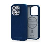Njord Suede - Coque de protection pour téléphone portable - compatibilité avec MagSafe - plastique recyclable, daim Comfort+ - bleu marine - pour