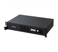 Njoy Code 2000 Groupe de continuité Onduleur On Line Petite Taille 2000VA 1200W Line Interactive Onda Sinusoïdale Simulata UPS Rack 2U 8xIEC C13 HID USB 30x43,8 x 8,6 cm