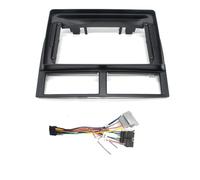 Njprmbq Cadre Radio Montage pour Jeep pour Grand pour Cherokee 1998-2005 Façade D'autoradio 9 Pouces avec Lecteur Android Cadre Principale 2 DIN Panneau Tableau Bord(with Cable)