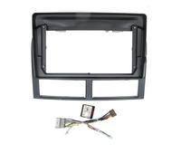 Njprmbq Cadre Radio Montage pour Jeep pour Grand pour Cherokee 1998-2005 Façade D'autoradio 9 Pouces avec Lecteur Android Cadre Principale 2 DIN Panneau Tableau Bord(Include canbus)