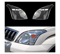 Njprmbq Couvercle Phare Pour Toyota Pour Land Pour Cruiser Pour Prado 2003-2008 Auto Light Caps Car Headlight Cover Transparent Abat-jour Lampe Cas Verre Lentille Shell(Left and Right)