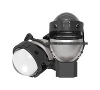 Njprmbq Phares Avant Phare De Voiture De Lentille De Projecteur LED Bi De 5500K 22040Lux LHD Pour La Mise À Niveau Phare Avec Trois Réflecteurs(Two pieces)