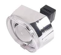 Njprmbq Phares Avant Phare De Voiture De Lentille De Projecteur LED Bi De 5500K 22040Lux LHD Pour La Mise À Niveau Phare Avec Trois Réflecteurs(With Angel EyesA)