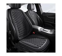 Njprmbq Tapis De Chaise Auto Universel Housse Siège Voiture Été 3D Respirant Soie Glacée, Coussin Siège Conception Convexe, Coussinets Protection Siège Sieges Voiture Couvre(Black Front SetX2)