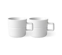 NJRD Tasse Lines 30 cl Lot de 2 Blanc