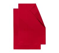 NJRD Torchon Stripes 47x70 cm Lot de 2 Rouge