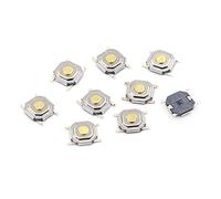 NJRPWAUNK Bouton de Commutation d'alimentation 100 PC/Lot SMD 4 * 4 * 1.5 MM 4X4X1. Tactile Tact Bouton Poussoir Micro Interrupteur momentané(4x4x1.5mm)