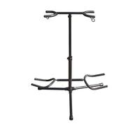 NJS Heavy Duty Twin Double double Deux 2 électrique Guitare acoustique Trépied Floor Stand