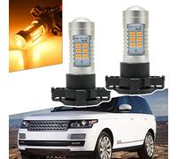 njssjd Ampoules de clignotant avant LED PY24W PGU20-4 Ampoule de rechange pour clignotant avant, compatible avec 2010-2013 L/and Rover Range Rover Sport, Discovery IV LR4, 2012-2020 R/enault Clio IV