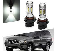 njssjd Ampoules de phare LED 9006XS compatibles avec 1999-2004 J.eep Grand Cherokee WG feux de croisement HB4A P22d L0009006XS
