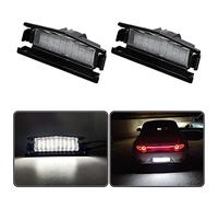 njssjd Canbus Éclairage de plaque d'immatriculation à LED blanches 18-SMD 6000 K pour 2016-2021 M.azda MX-5 ND MK4 M.azda 2 feux arrière OEM # D09H-51-270