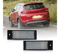 njssjd Éclairage de plaque d'immatriculation LED compatible avec H.yundai Tucson ix35, Kia XCeed 2019-, Niro EV 2022- Lampe d'étiquette de plaque d'immatriculation blanche au xénon