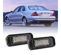 njssjd Feux de plaque d'immatriculation LED 6000 K Lampes arrière blanches pour M.ercedes Benz Classe S W220 1999-2005 W220 AMG Canbus sans erreur