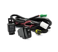 NJSSJD H10 H12 HB3 HB4 Kit de faisceau de câblage de feux de brouillard 16 AWG avec lame de relais 12 V 40 A pour M.itsubishi Lancer Pajero Outlander ASX Triton L200
