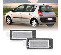 njssjd Lot de 2 lampes LED pour plaque d'immatriculation pour Re/Nault Espace Scenic MK2 MK3 Laguna Sport Tourer 2 3 Captur Fluene Latitude Modus Zoe Dacia Logan Tag Lampes