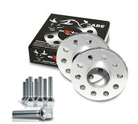 NJT eXtrem 790265 Cales Elargisseurs de voies 20mm (paire) - 10mm (épaisseur par Cale) incl. boulonnerie Entraxe (LK) 5x112 Alésage 66,6mm