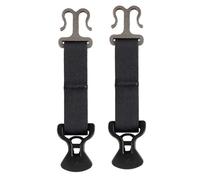 NJTHNTJR 2X de Camping Boucle Tendeur de Corde Crochets D'Auvent Support de Corde à Vent à Double Porte Pull-Up Accessoires de Tentes ExtéRieures