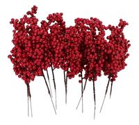 NJTHNTJR Baies décoratives artificielles à faire soi-même, décorations de vacances, imitation de baies, ornements décoratifs pour la maison