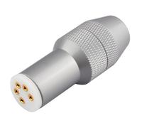 NJTHNTJR Fever-Grade Vinyl LP Tourne-disque Têtes de bras de lecture 5 broches 5 broches Seat Tonearm Seat Têtes de signal Line Pin Tonearm A