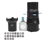 NJTHNTJR Focalize Conical Snoot Bowens Photographie Conique Conique Condensateur Photographie Feuille Géométrique Intégré Forme Gobo Filtre 19° Lentille Unique