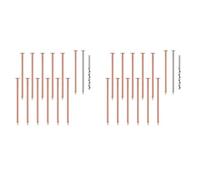 NJTHNTJR Kit de 28 clous en cuivre pour tuer les arbres, clous en cuivre pur de 8,9 cm en vrac, pointes de retrait de souches pour arbres