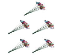 NJTHNTJR Lot de 100 piquets de jardin en forme de papillons et 4 libellules - 24 pièces