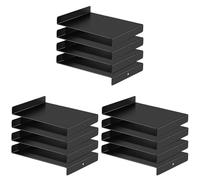 NJTHNTJR Lot de 12 crochets d'établi et plaque d'encre pour impression de bloc, bloc de gravure en métal (22,9 x 17,8 cm)