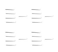 NJTHNTJR Lot de 20 aiguilles d'aération pour perruque - Pour la fabrication de perruques, crochets, réparation de perruques en dentelle