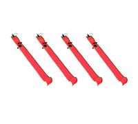 NJTHNTJR Lot de 4 bouées de signalisation gonflables SMB pour plongée sous-marine 1 m, rouge