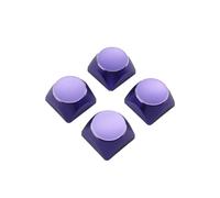 NJTHNTJR Lot de 4 capuchons de clavier en alliage d'aluminium dégradé arc-en-ciel pour clavier de jeu mécanique D