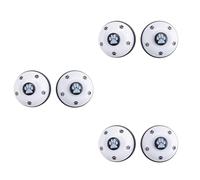 NJTHNTJR Lot de 6 clochettes en métal avec fond en caoutchouc antidérapant pour l'apprentissage de la propreté