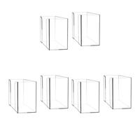 NJTHNTJR Lot de 6 distributeurs de serviettes en papier transparent pour essuie-mains pliés en Z ou pliés multiples