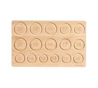 NJTHNTJR Plateau de rangement pour bijoux en bambou et bois B