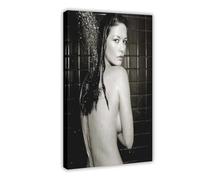 NJTYDG Poster sur toile de la belle actrice Catherine Zeta-jones - Décoration pour chambre à coucher, bureau, chambre - Cadeau - 30 x 45 cm